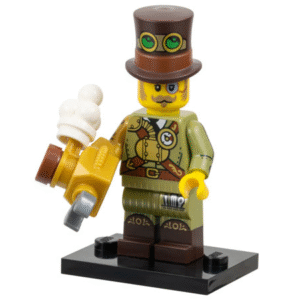 Steampunk Inventor, Series 27 (Complete Set with Stand and Accessories)